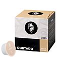 Kaffekapslen Cortado package and capsule for Dolce Gusto