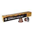 Kaffekapslen Espresso Hazelnut Premium pak en capsule voor Nespresso
