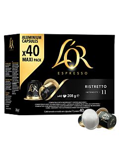 L'OR Ristretto 40 pak en capsule voor Nespresso
