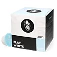 Kaffekapslen Flat White pak en capsule voor Dolce Gusto

