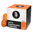 Kaffekapslen Latte Macchiato Caramel pak en capsule voor Dolce Gusto
