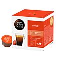 Nescafé Lungo Packung und Kapsel für Dolce Gusto