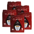 5 pakjes met Kaffekapslen Classic Medium voor Senseo