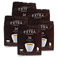5 pakjes met Kaffekapslen Extra Strong Medium voor Senseo