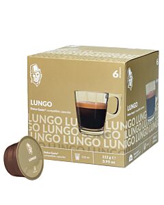 Kaffekapslen Lungo pak en capsule voor Dolce Gusto
